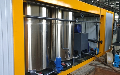 What are the operating instructions for bitumen emulsion equipment